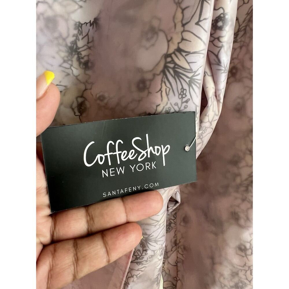 Coffeeshop New York Women’s Lined Rain Jacket Floral Size 1X - Picture 8 of 13